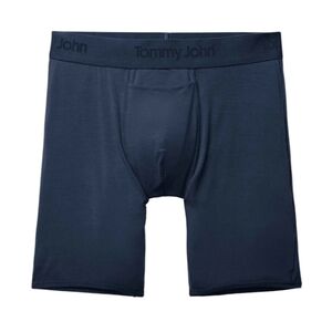Tommy John Second Skin Blue Mid-Length Boxer Brief 8". Men's Size: 2XL